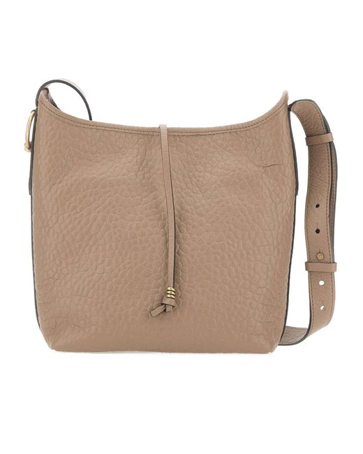 Gianni Chiarini Natural Carla Textured Shoulder Bag
