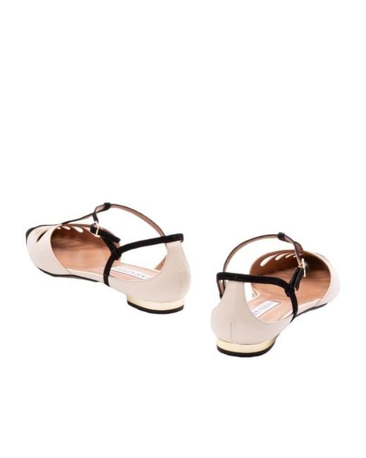 Aquazzura Brown Flat Shoes