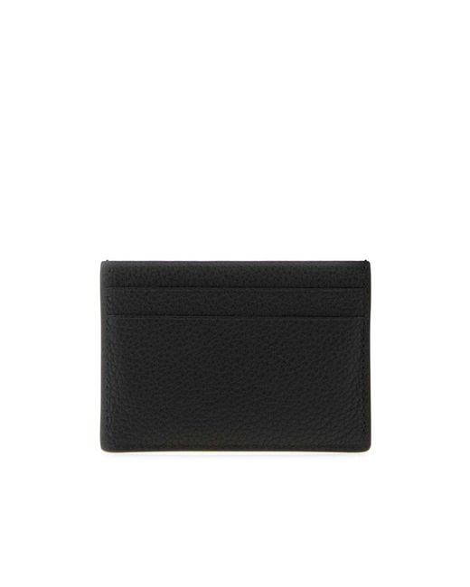 Tom Ford Black Rectangular Card Holder