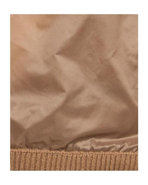 Moncler Brown Down Cardigan Jacket