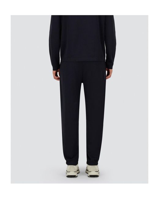Herno Blue Tapered Track Pants for men