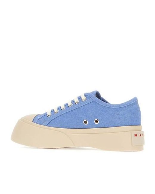 Marni Blue Denim Sneakers