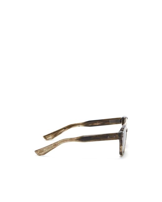 Akoni Green Geometric Sunglasses for men