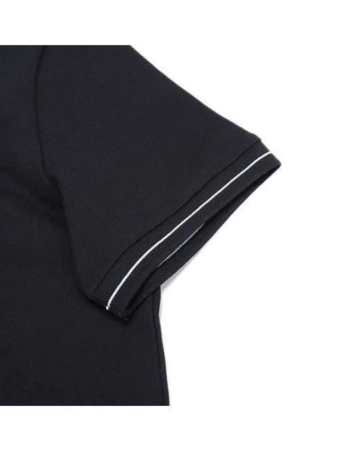 Emporio Armani White Logo Polo Shirt for men