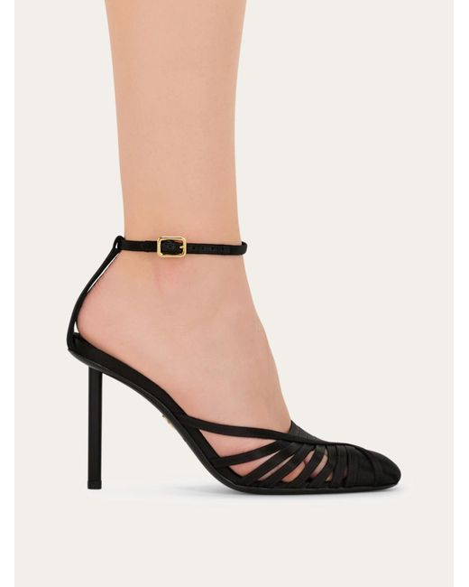 Ferragamo Black Ferragamo Ermelia Strappy Pumps