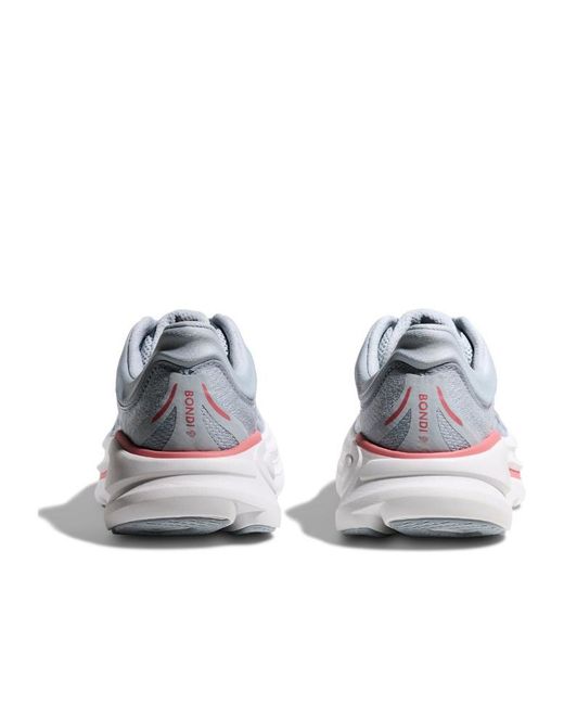 Hoka One One Gray Bondi 9 X Wide Low-Top Sneakers