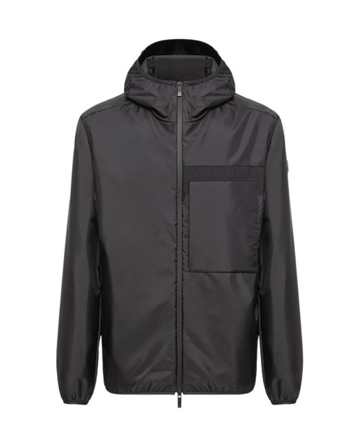 Moncler Black Fonteghi Hooded Jacket for men