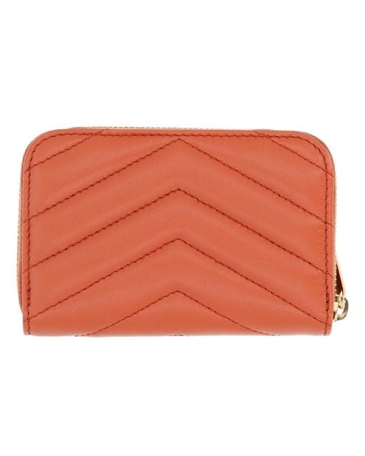 Saint Laurent Orange Cassandre Wallet
