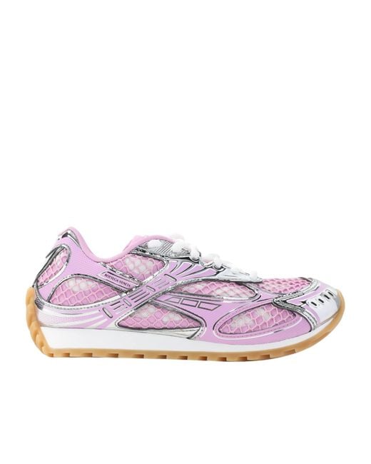 Bottega Veneta Pink "Orbit" Sneakers