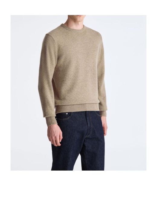 Peuterey Brown Gediz Crew Neck Knitted Sweater for men
