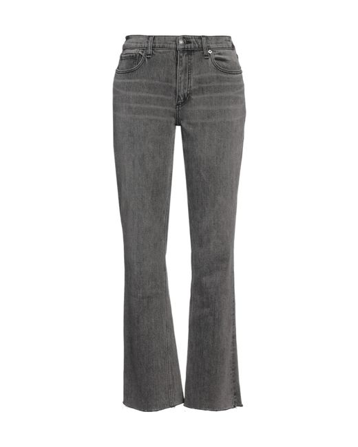 Rag & Bone Gray Denim Boot-Style Pants