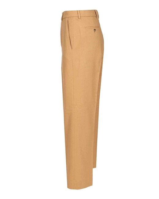 AMI Natural Wool Trousers for men