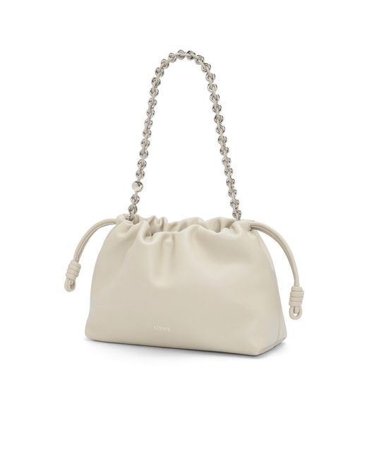 Loewe Natural Flamenco Medium Drawstring Shoulder Bag