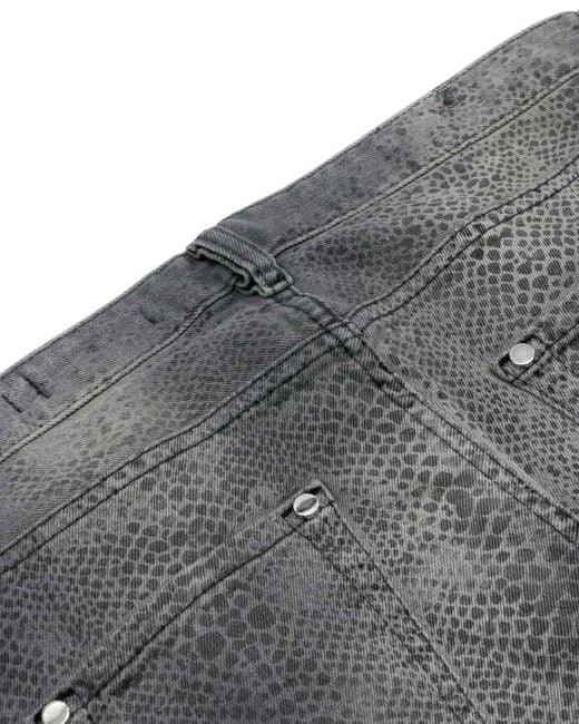 Just Cavalli Gray Straight Jeans for men