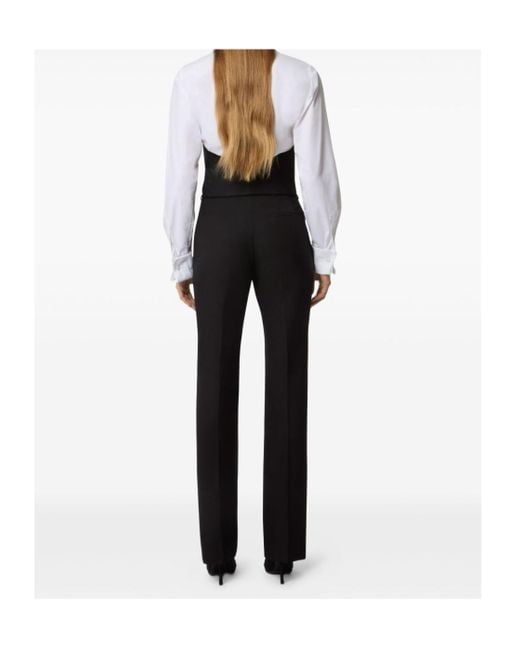 Nina Ricci Black Gabardine Trousers