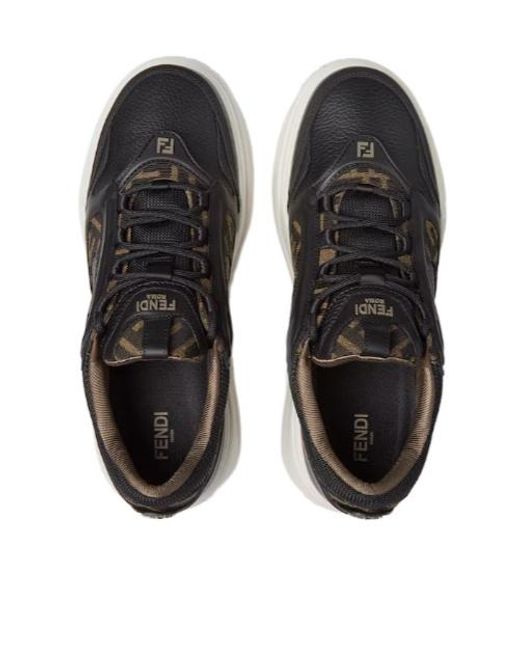 Fendi Black Force Trainers for men