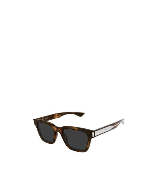 Saint Laurent Black Eyewear Rectangle Frame Sunglasses for men