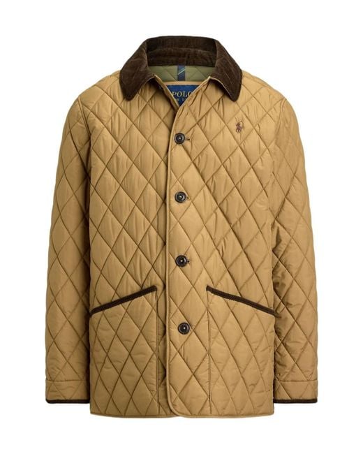 Polo Ralph Lauren Brown Quilted Jacket for men