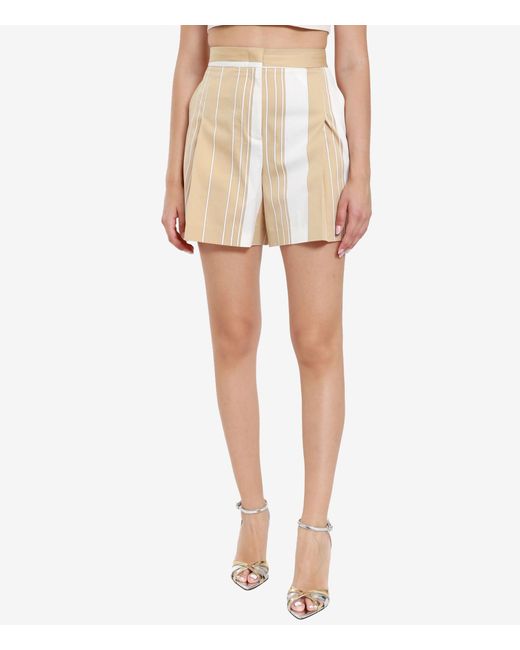 Semicouture Natural Pocket Shorts