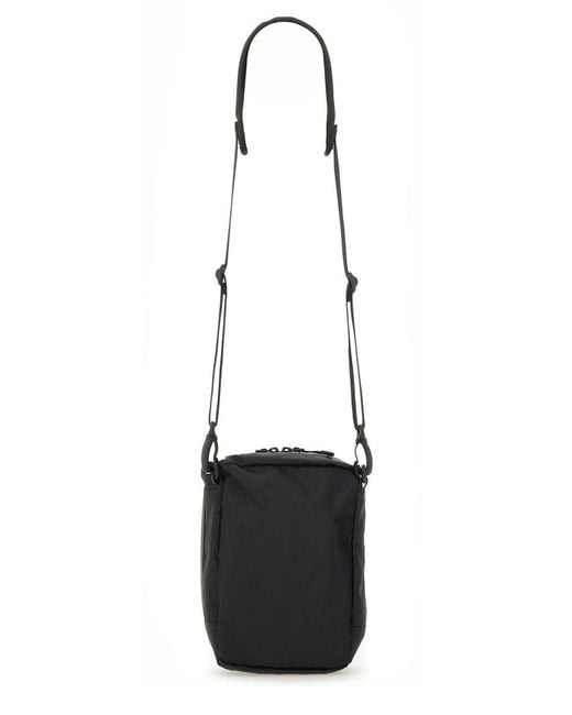 And Wander White Mesh Pocket Messenger Bag for men