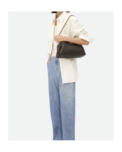 Bottega Veneta Green Teen Lauren 1980 With Chain