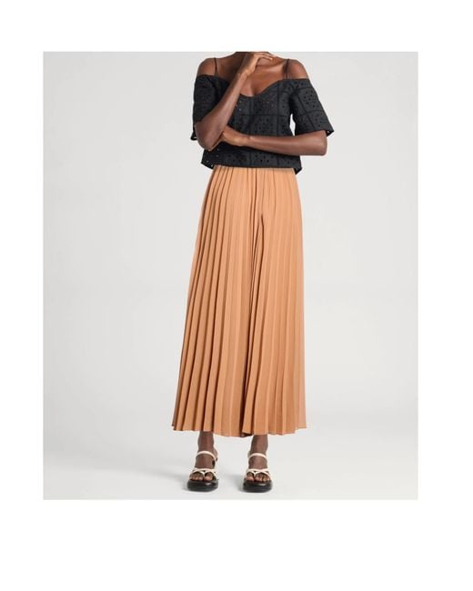 MAX&Co. Natural Long Skirt