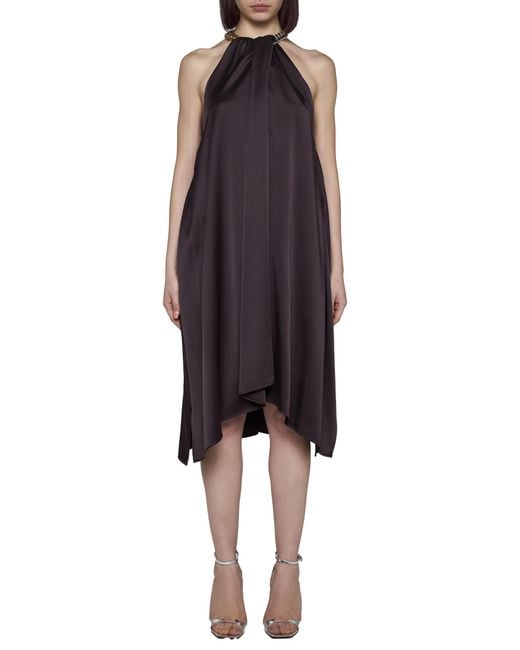 Stella McCartney Purple Halter-Neck Dress