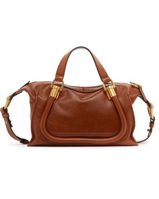 Chloé Brown Paraty 24 Tote