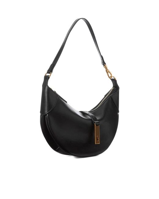 Polo Ralph Lauren Black Zipper Mini Shoulder Bag