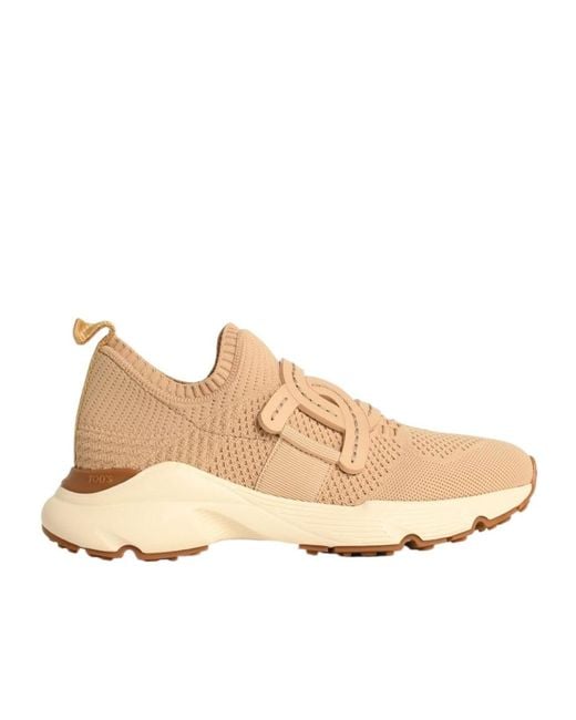Tod's Natural Chain-Detailed Slip-On Sneakers