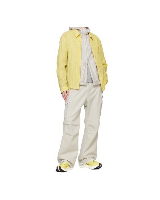 On Shoes Yellow Cloudboom Strike Sneakers for men