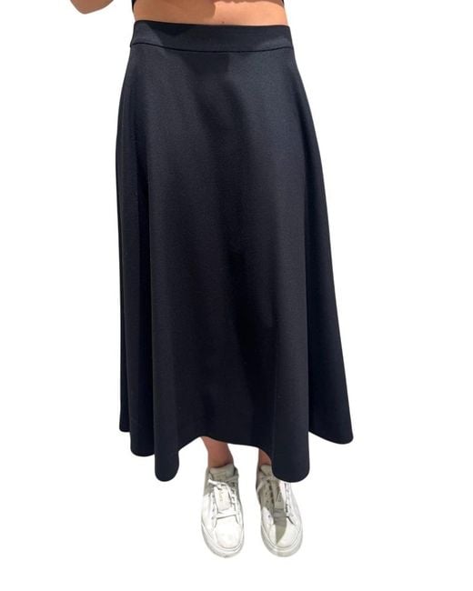 Max Mara Blue Midi Skirt