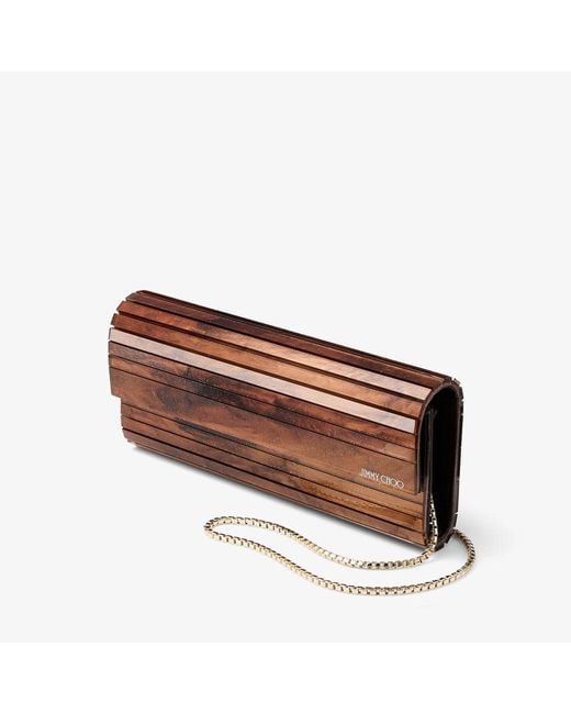 Jimmy Choo Brown Sweetie Clutch Bag