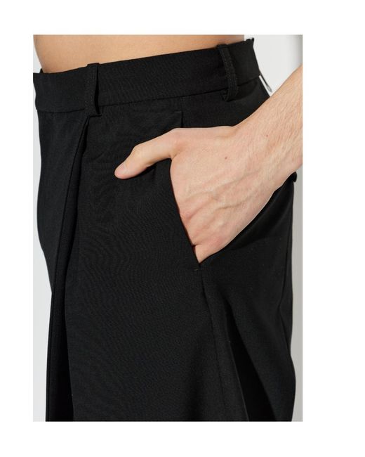 Casablanca Black Pleated Shorts for men