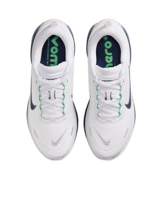 Nike White Vomero Plus Road Running Shoes for men