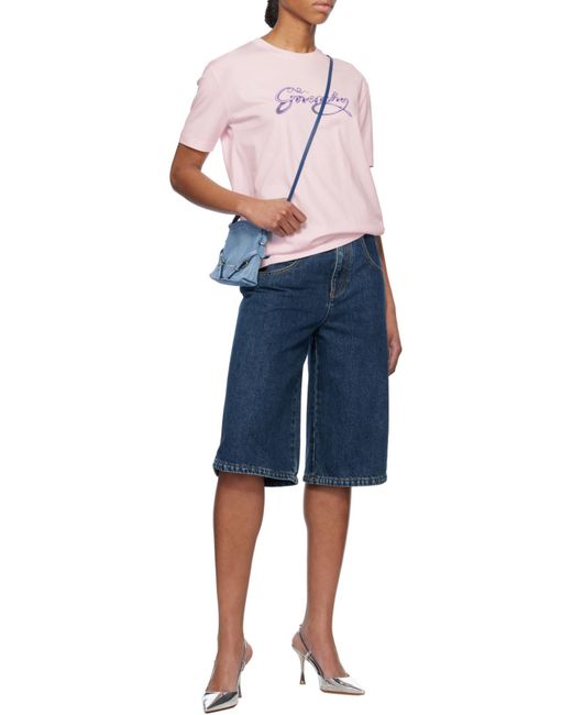 Givenchy Blue Denim Bermudas
