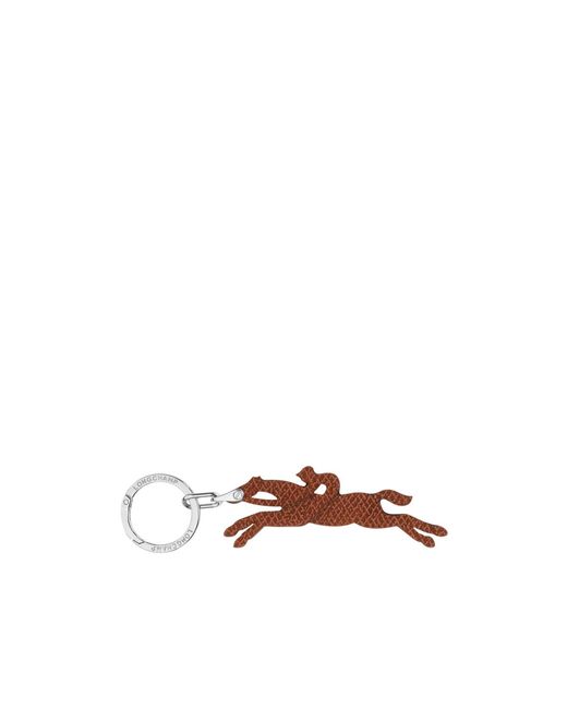Longchamp Brown Le Pliage Original Key Ring