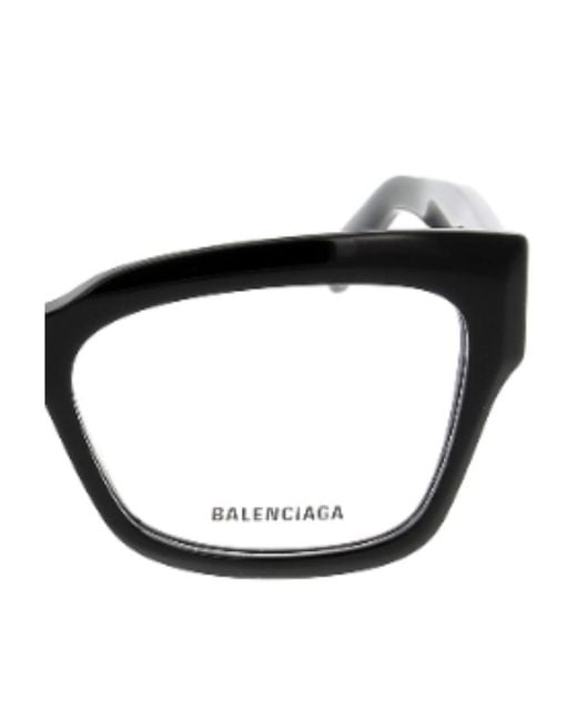 Balenciaga White Eyewear Square Frame Glasses