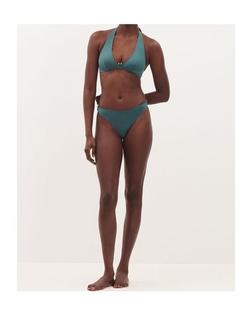 Eres Green Noctambule Triangle Bikini Top