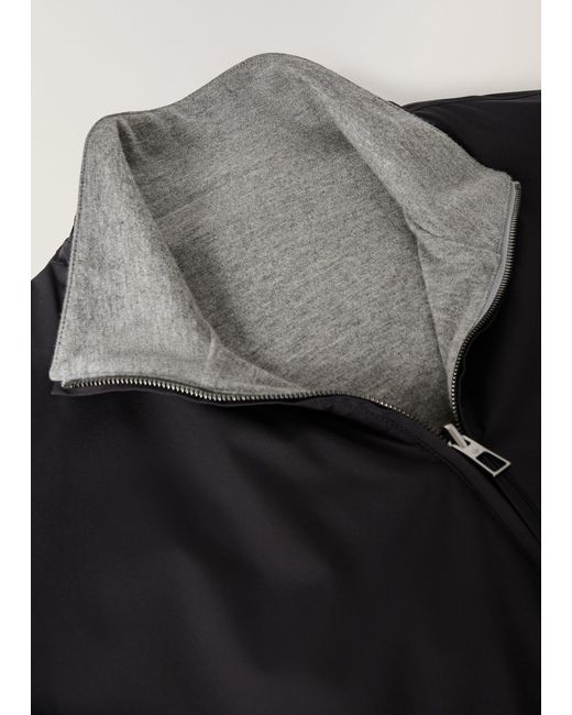 Loro Piana Blue Windmate Reversible Bomber Jacket for men
