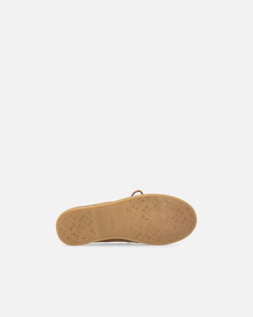 Pinko Brown Grace 01 Lace-Up Loafers