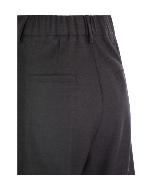 Herno Black Cargo Trousers