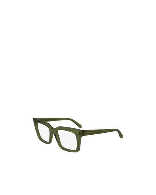Ferragamo White Ferragamo Eyewear Rectangle-Frame Glasses