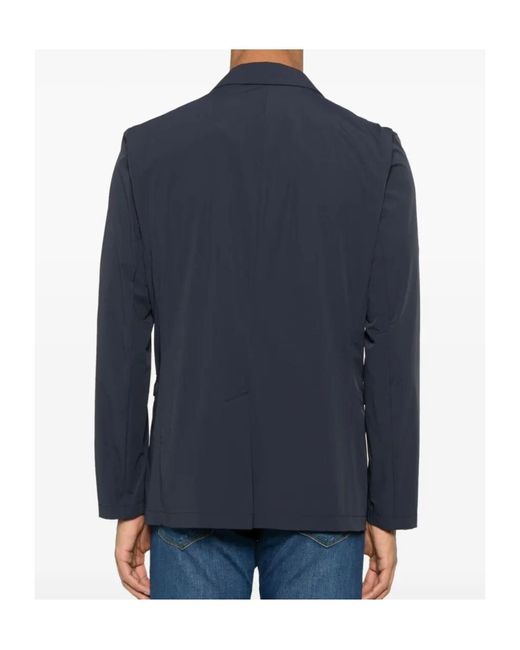 Herno Blue Light Matt Blazer for men