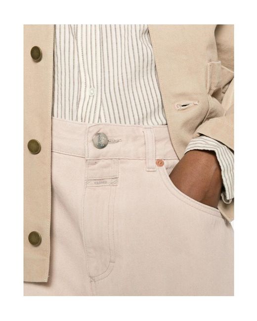 Closed White Jazzie Tapered Jeans