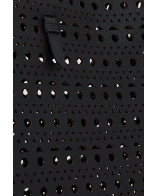 Alaïa Black Alaïa Mina 44 Openwork Tote Bag