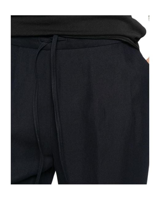 Fabiana Filippi Black Drawstring Trousers