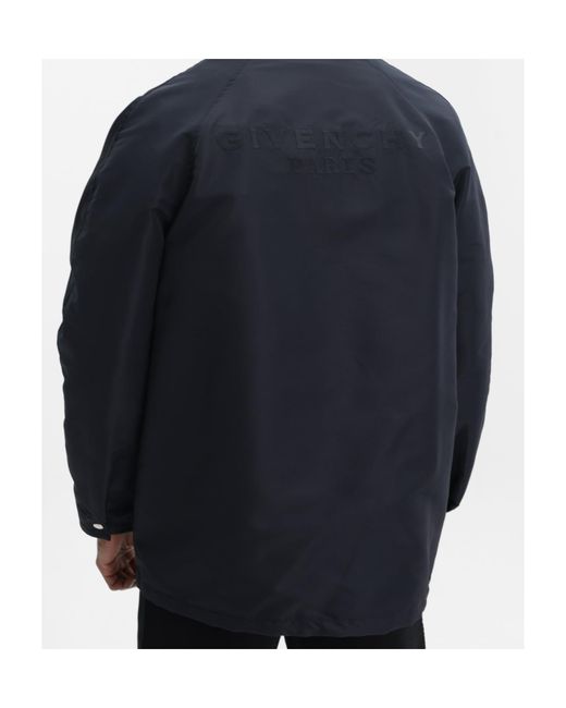Givenchy Black Logo-Embroidered Jacket for men