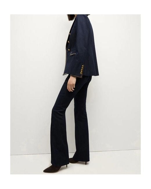 Veronica Beard Blue Long-Sleeved Suit Coat
