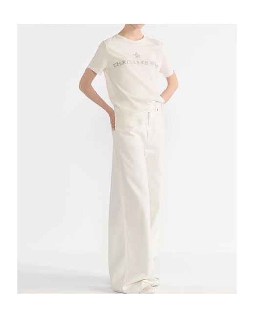 Dior White Crew Neck T-Shirt